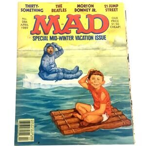 Mad Magazine April 1989 No. 286 Vintage 80s TV Shows
